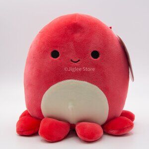7" Veronica The Red Octopus Squishmallows Plush Toy BNWT/ Jazzwares/ KellyToy